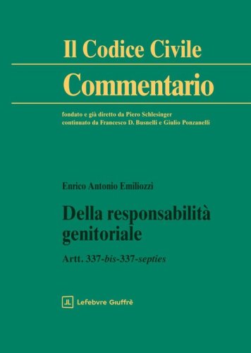 Della responsabilit&agrave; genitoriale
