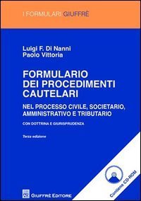 Formulario dei procedimenti cautelari