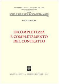 Incompletezza e completamento del contratto