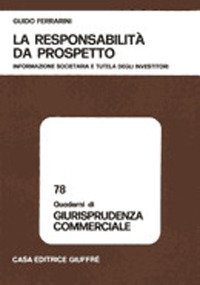 La responsabilit&agrave; da prospetto