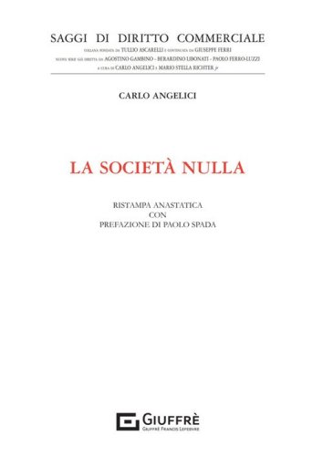 La societ&agrave; nulla