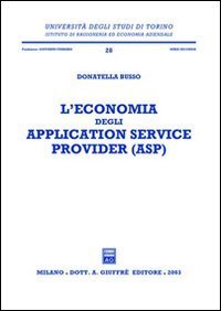 L'economia degli application service provider (ASP)