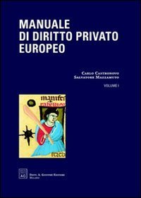 Manuale di diritto privato europeo