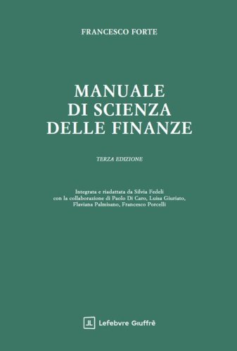 Manuale di scienza delle finanze