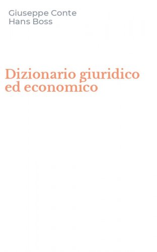 Dizionario giuridico ed economico