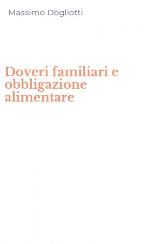 Doveri familiari e obbligazione alimentare