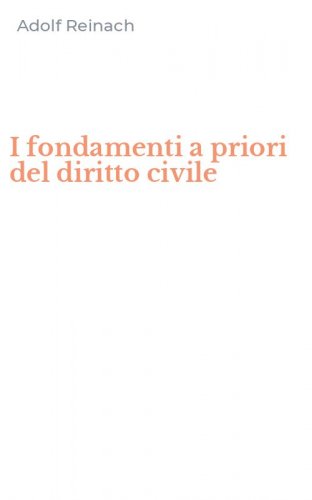 I fondamenti a priori del diritto civile