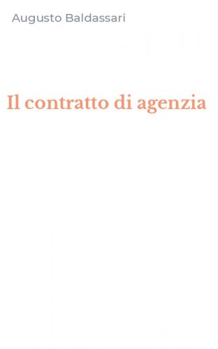Il contratto di agenzia