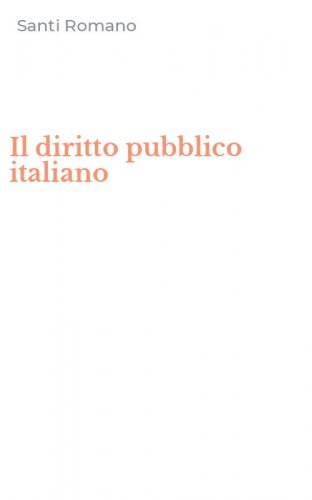 Il diritto pubblico italiano