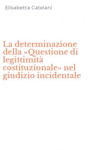 La determinazione della &laquo;Questione di legittimit&agrave; costituzionale&raquo; nel giudizio incidentale