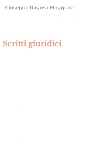 Scritti giuridici