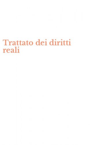 Trattato dei diritti reali