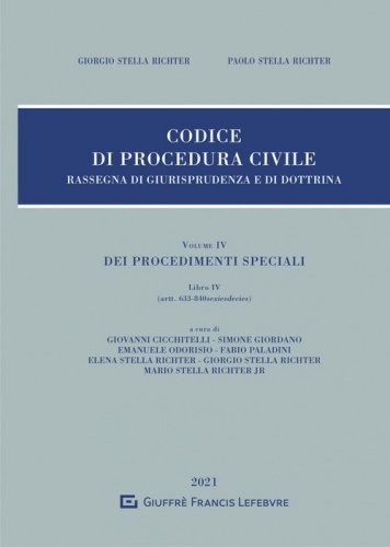 Rassegna di giurisprudenza del Codice di procedura civile
