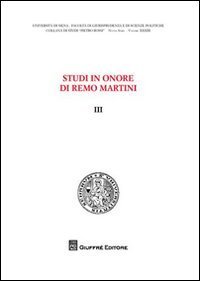 Studi in onore di Remo Martini