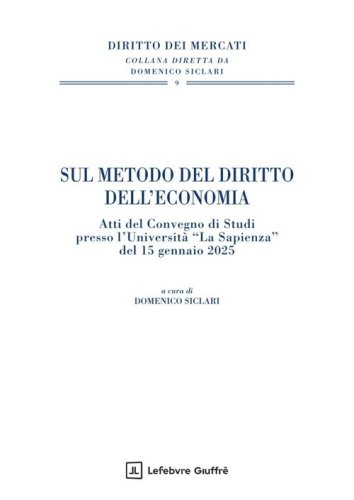 Sul metodo del diritto dell'economia