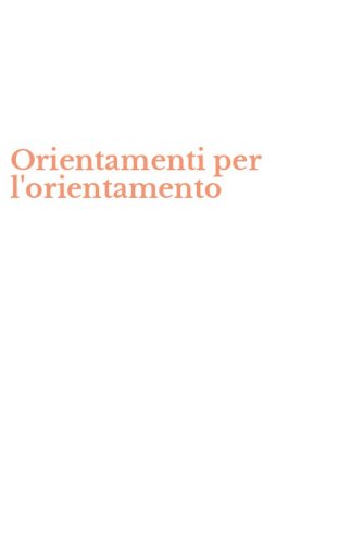 Orientamenti per l'orientamento