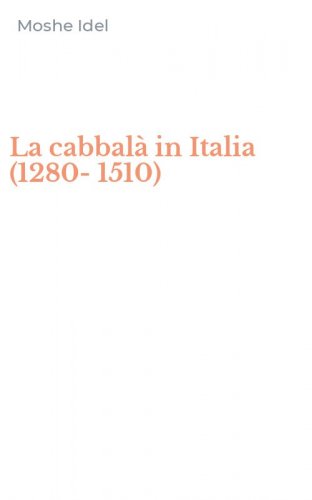La cabbal&agrave; in Italia (1280-1510)