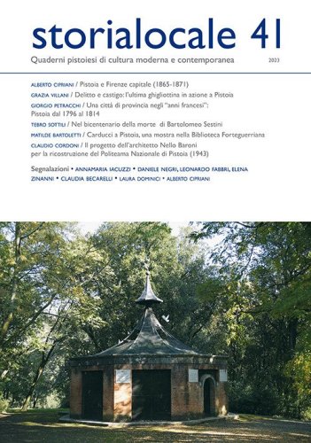 Storia locale. Quaderni pistoiesi di cultura moderna e contemporanea