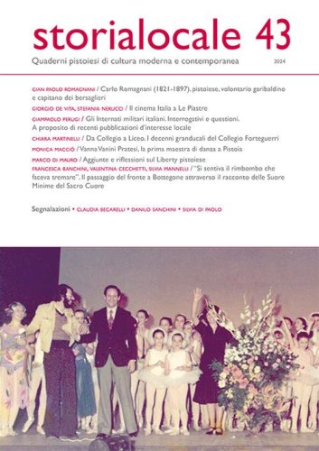 Storia locale. Quaderni pistoiesi di cultura moderna e contemporanea