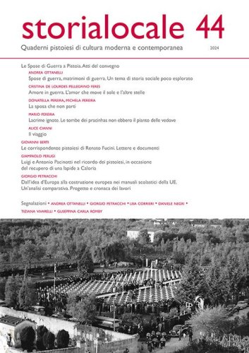Storia locale. Quaderni pistoiesi di cultura moderna e contemporanea