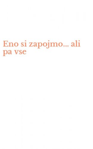 Eno si zapojmo... ali pa vse