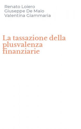 La tassazione della plusvalenza finanziarie