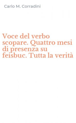 Voce del verbo scopare. Quattro mesi di presenza su feisbuc. Tutta la verit&agrave;