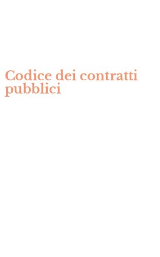 Codice dei contratti pubblici