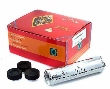 CARBONCINO AD ACCENSIONE NORMALE - 100 rotolini da 10 pz ciascuno