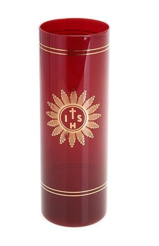 VKINGS VETRO ROSSO RUBINO - diametro 75 mm - altezza 220 mm