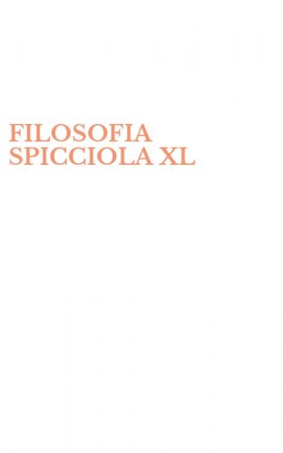 FILOSOFIA SPICCIOLA XL