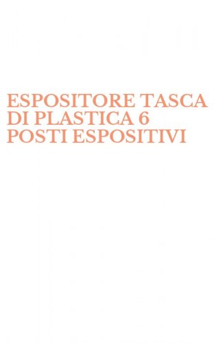 ESPOSITORE TASCA DI PLASTICA 6 POSTI ESPOSITIVI