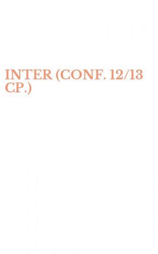 INTER (CONF. 12/13 CP.)