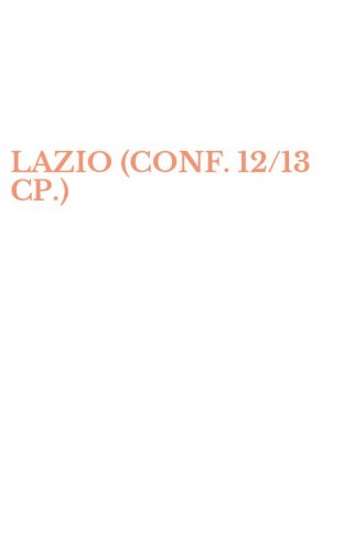 LAZIO (CONF. 12/13 CP.)