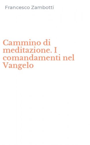 Cammino di meditazione. I comandamenti nel Vangelo