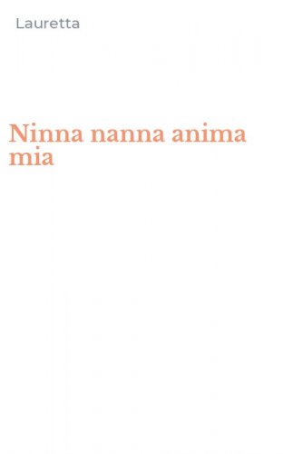 Ninna nanna anima mia