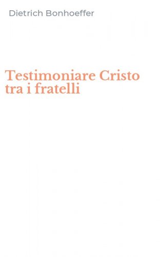 Testimoniare Cristo tra i fratelli
