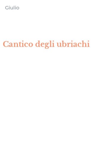 Cantico degli ubriachi