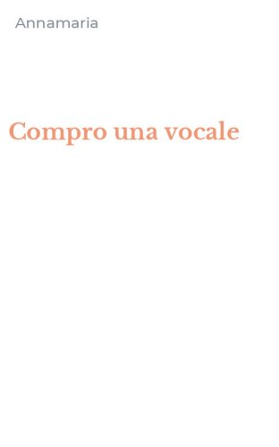 Compro una vocale