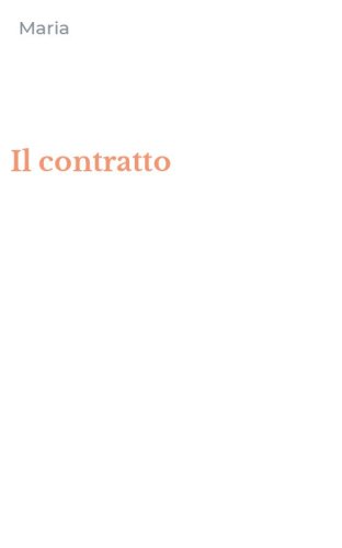 Il contratto