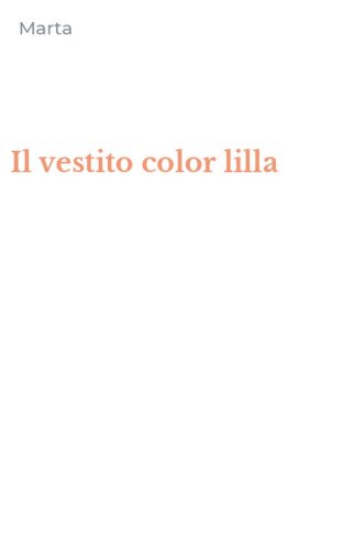 Il vestito color lilla
