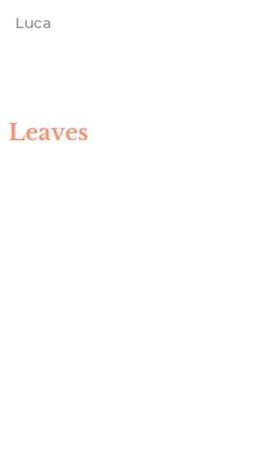 Leaves