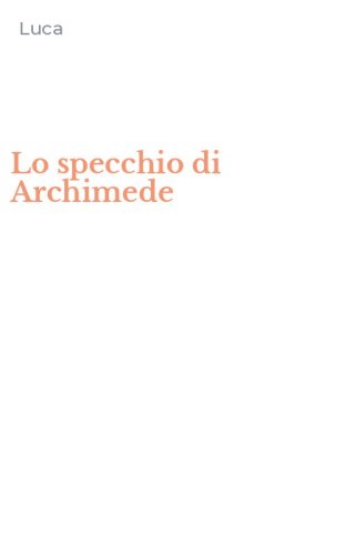 Lo specchio di Archimede