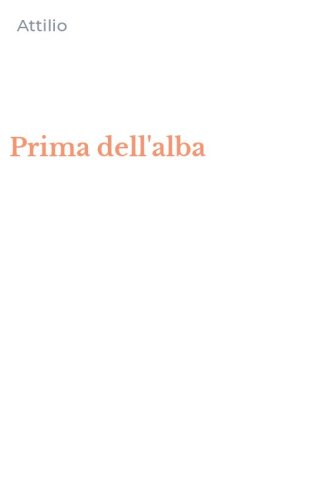 Prima dell'alba
