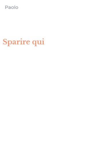 Sparire qui