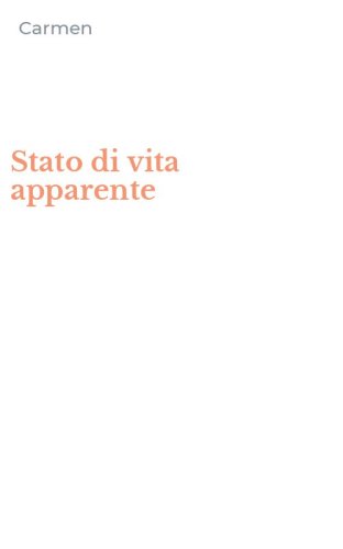 Stato di vita apparente