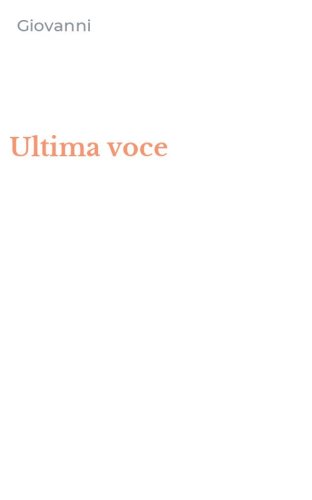 Ultima voce