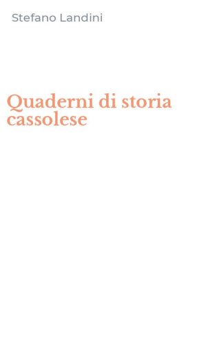 Quaderni di storia cassolese