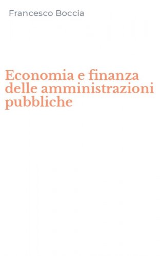 Economia e finanza delle amministrazioni pubbliche