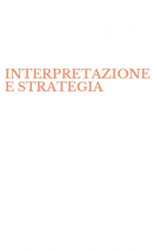 INTERPRETAZIONE E STRATEGIA